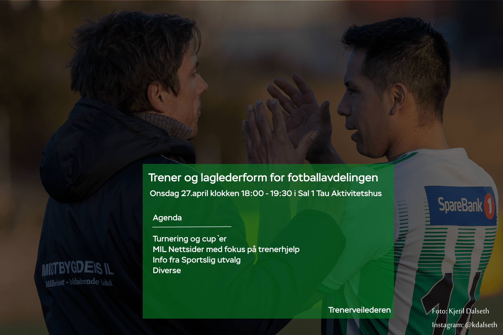 Trener-lagledermøte Trener-lagledermøte