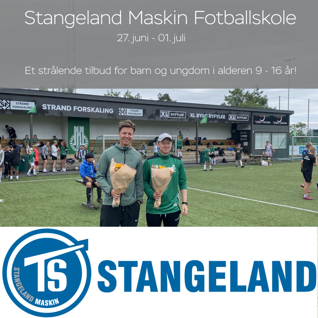 Stangeland Maskin fotballskole